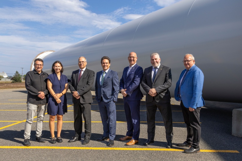Marmen Énergie restarts its wind tower manufacturing activities
